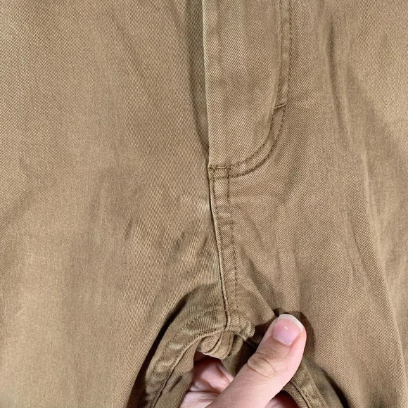 MNG Man Pants Men's 30 Brown Denim Pisa 5 Pocket Cotton Blend Button Zip - Picture 4 of 11